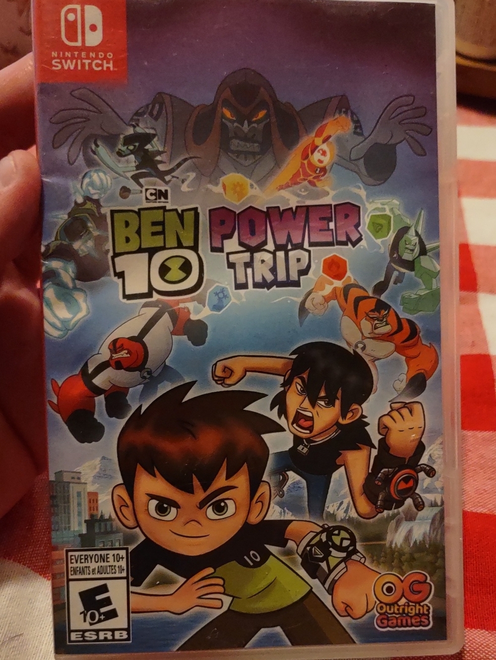 Nintendo Ben 10 Power Trip Video Game - Blue/Green Cover Art